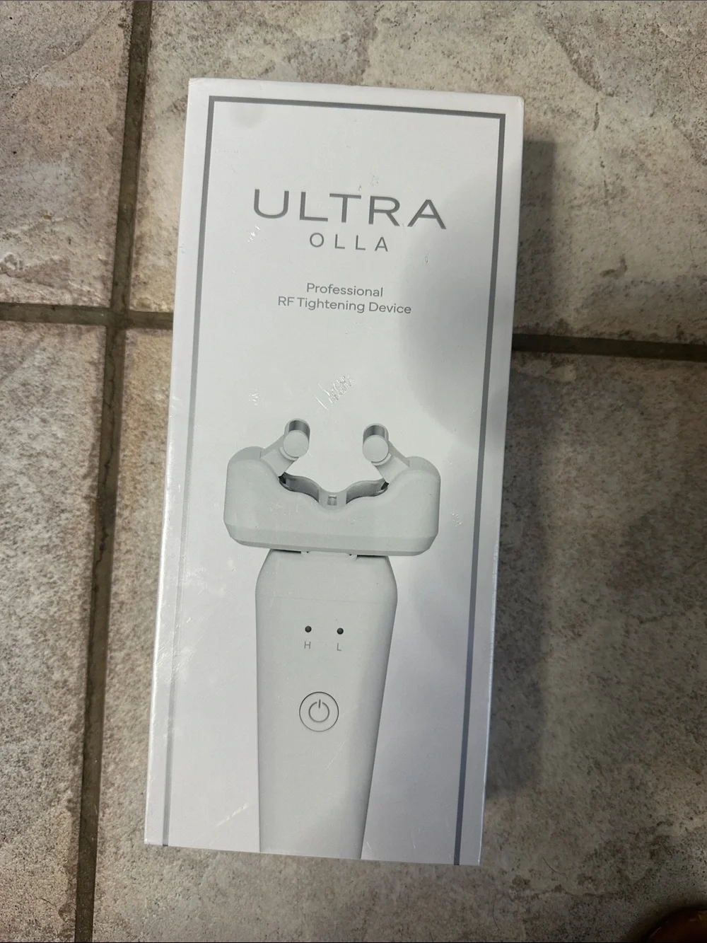 White RF Tightening Device — Professional Home Skin Tool